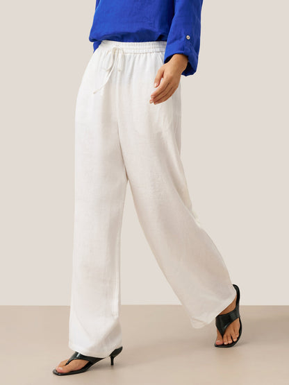 LYON Pantalones clásicos de lino 100%