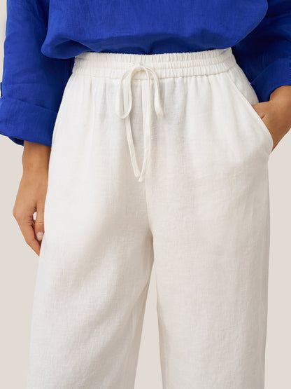 LYON Pantalones clásicos de lino 100%