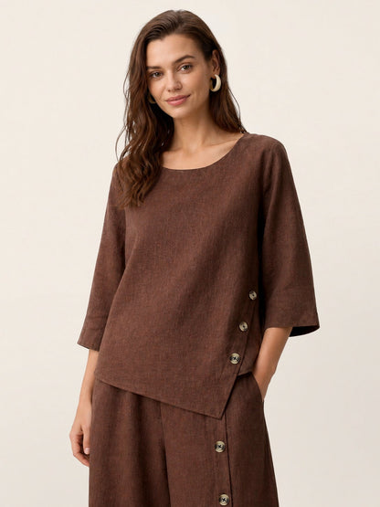 Conjunto NYLA — Lino 100% Puro