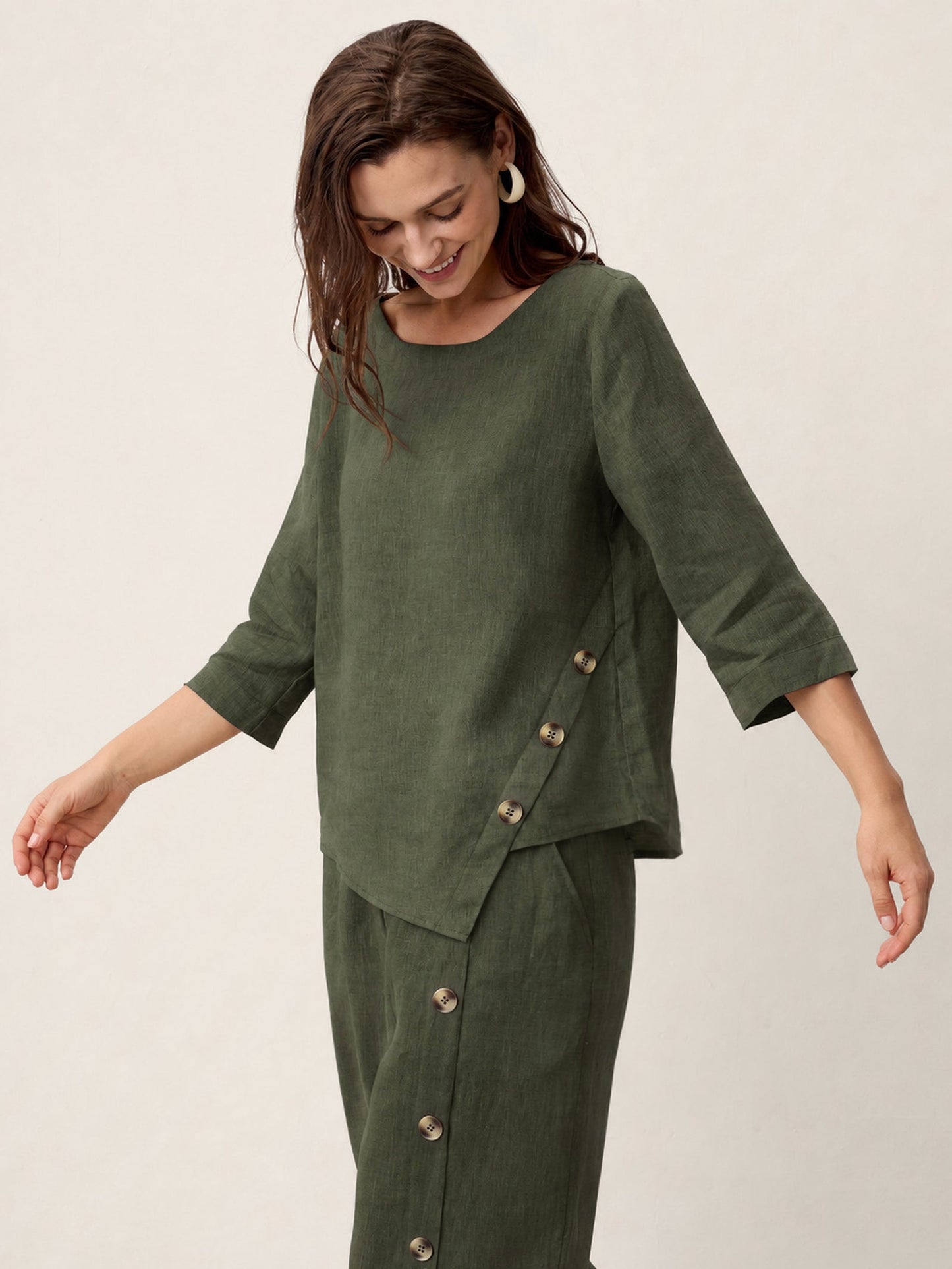 Conjunto NYLA — Lino 100% Puro