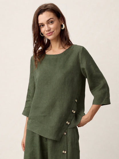 Conjunto NYLA — Lino 100% Puro