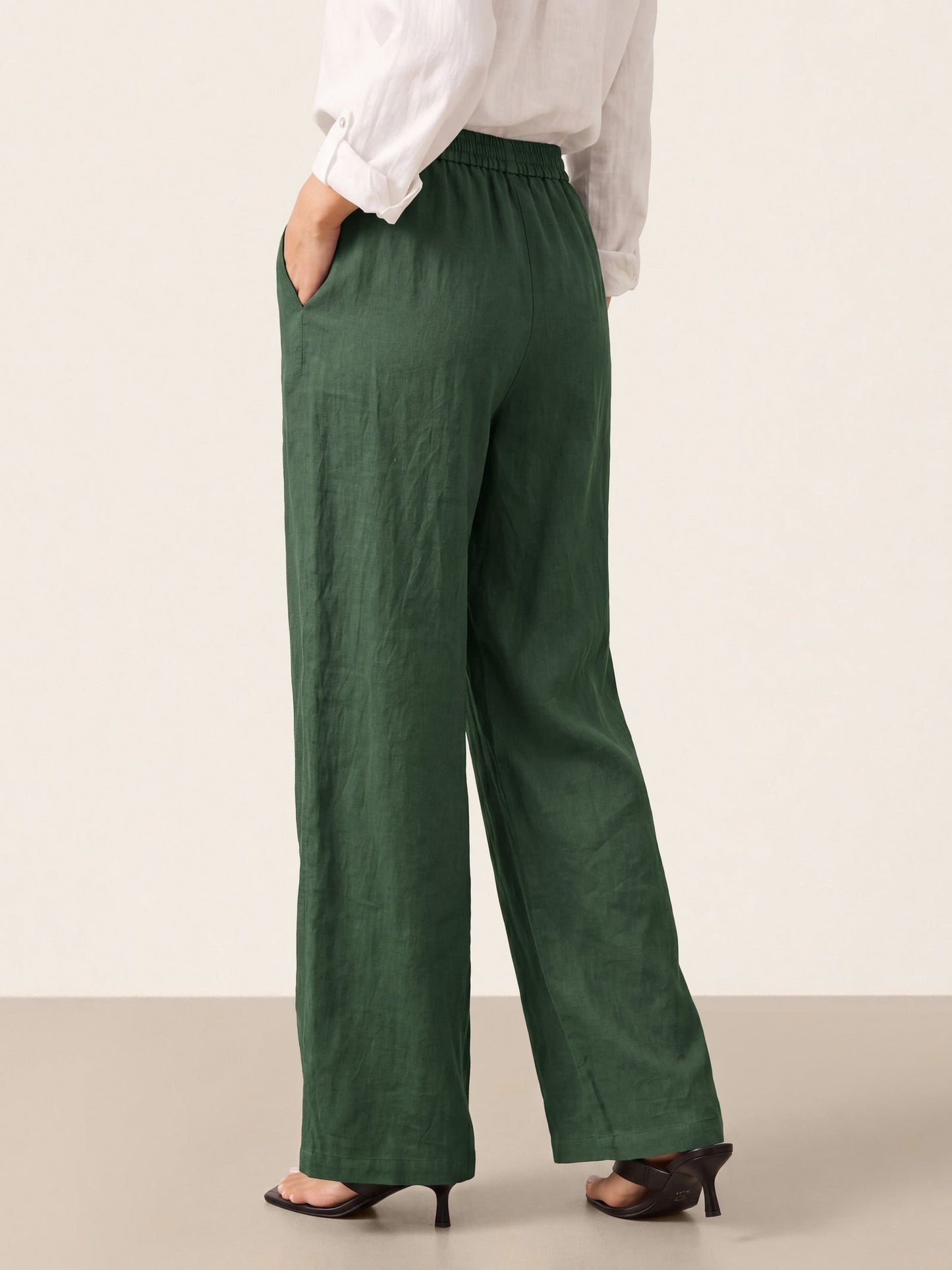 LYON Pantalones clásicos de lino 100%