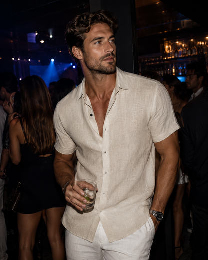Camisa Coastline — Lino Premium