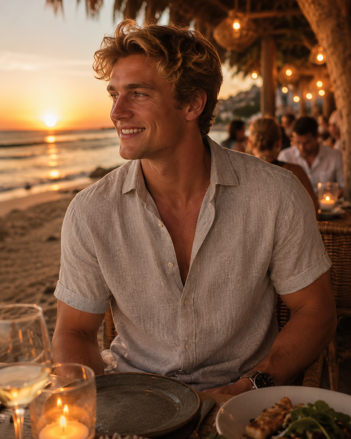 Camisa Coastline — Lino Premium
