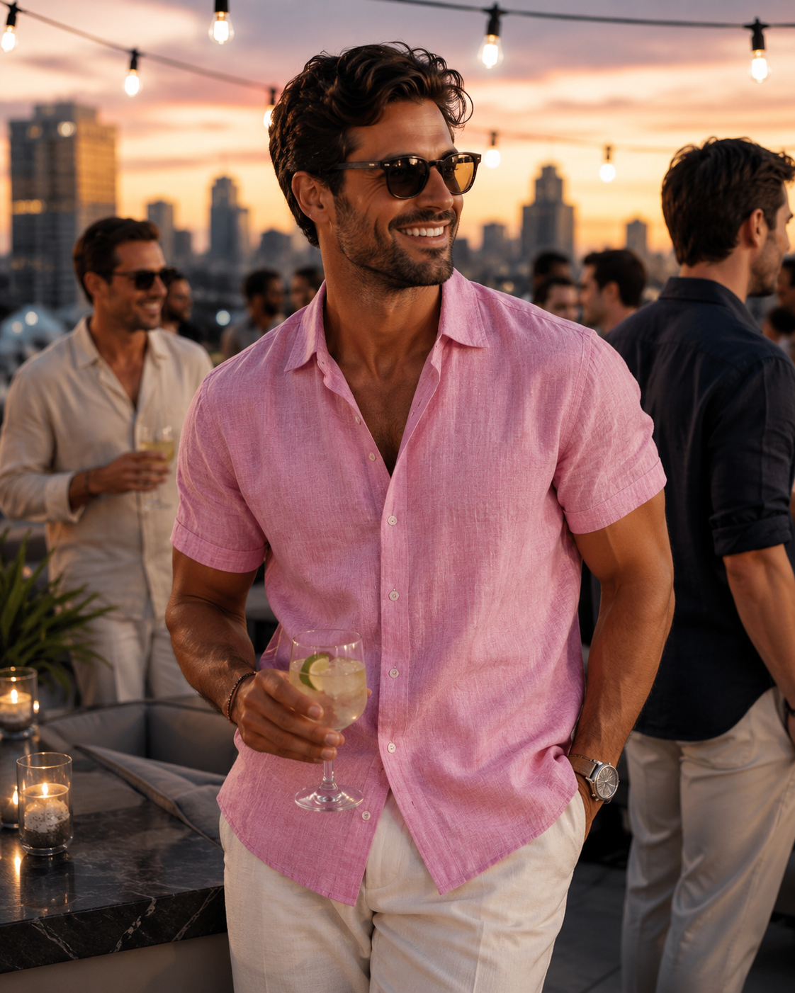 Camisa Coastline — Lino Premium