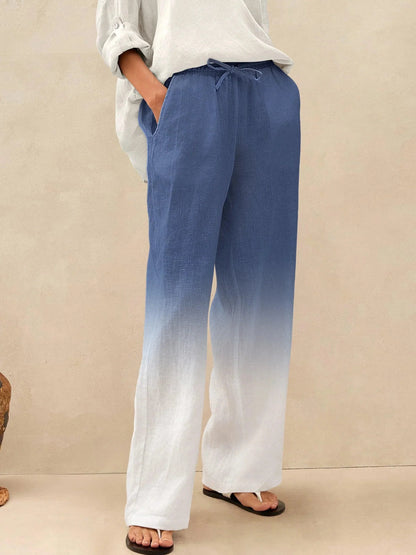 LYON Pantalones clásicos de lino 100%