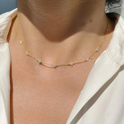 Collar Lúa — Trébol Dorado