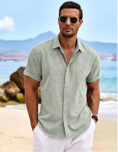 Camisa Coastline — Lino Premium