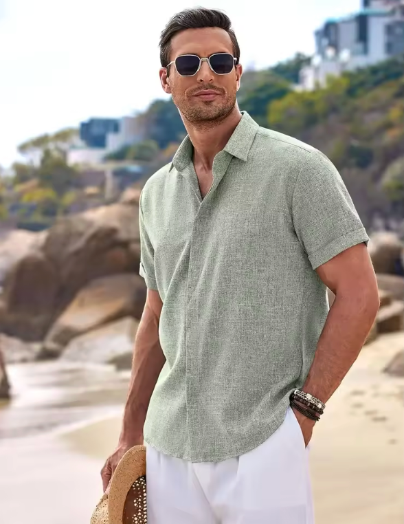 Camisa Coastline — Lino Premium